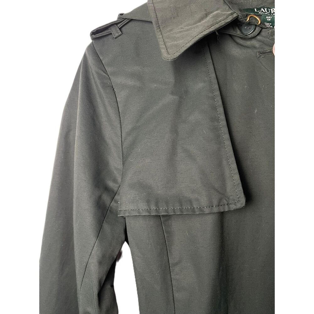 Ralph Lauren Women's Maxi Trench Long Sleeve Button Up Kelly Green Coat NWT Sm. - Picture 5 of 10